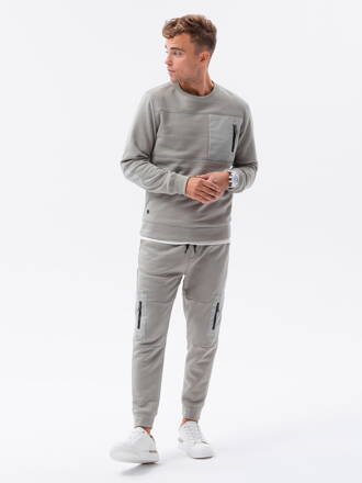 Men's set sweatshirt + pants - grey Z53