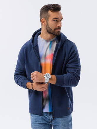 Men's zip-up sweatshirt - V3 navy B1423