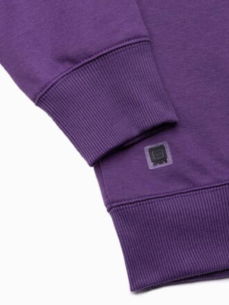 Men's plain sweatshirt B978 - violet