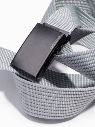 Men's sackcloth belt A376 - grey