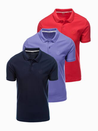 Men's t-shirt polo - mix 3-pack Z28 V8