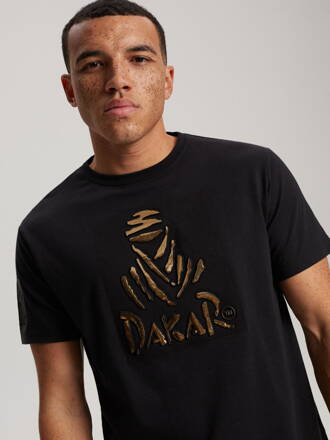 Men's printed T-shirt DKR VIP 0223 S1827 - black