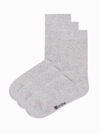 Men's socks U153 - grey 3-pack