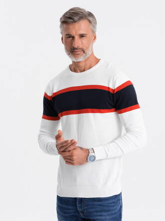 Men's sweater E190 - white