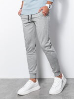 Men's sweatpants P952 - grey melange