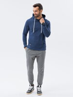 Men's hooded sweatshirt B1147 - navy