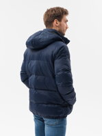 Men's winter jacket  C518- dark blue