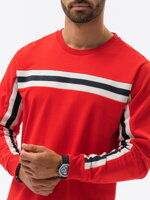 Men's sweatshirt - red B1279
