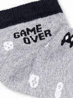 Men's socks U177 - grey/black