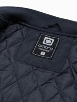 Men's mid-season quilted jacket C538- navy