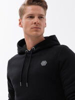 Men's sweatshirt set hoodie + pants - black V2 Z61
