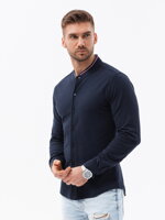 Men's shirt with long sleeves K542 - navy