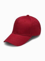Men's cap H086 - dark red