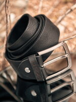 Men's belt - black A593
