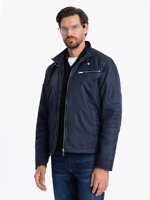 Men's mid-season jacket - navy C605