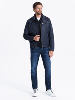 Men's mid-season jacket - navy C605