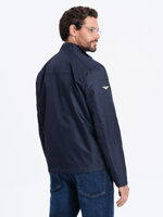 Men's mid-season jacket - navy C605