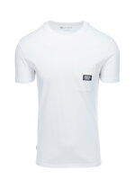 Men's cotton t-shirt with pocket - white V8 S1743