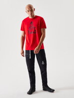 Men's printed T-shirt DKR 0122 S1834 - red