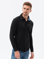 Men's shirt with long sleeves K540 - black