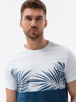 Men's printed t-shirt - dark blue V13 S1641