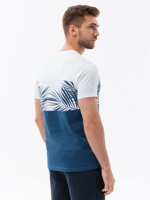 Men's printed t-shirt - dark blue V13 S1641