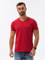 Men's plain t-shirt S1369 - red