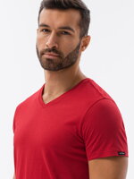 Men's plain t-shirt S1369 - red