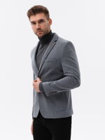 Casual men's blazer M80 - grey