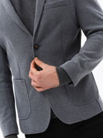 Casual men's blazer M80 - grey