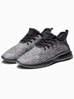 Men's casual sneakers T388 - grey