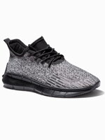 Men's casual sneakers T388 - grey