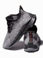 Men's casual sneakers T388 - grey