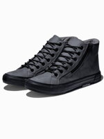 Men's ankle shoes T352 - dark grey