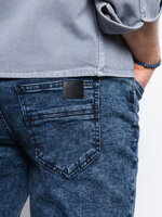Men's pants joggers P1056 - blue