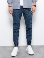 Men's pants joggers P1056 - blue