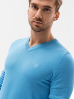 Men's sweater E191 - light blue