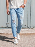 Men's jeans P1028 - light indigo