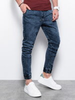 Men's pants joggers P1027 - blue
