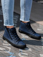 Men's ankle shoes T352 - navy