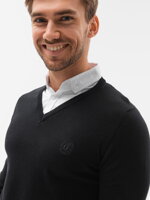 Men's sweater E120 - black