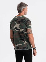 Men's t-shirt - khaki-camo S1624