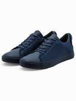Men's high-top trainers T351 - navy