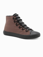 Men's casual sneakers - brown T378
