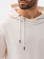 Men's hooded sweatshirt B1187 - white