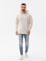 Men's hooded sweatshirt B1187 - white