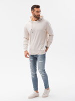 Men's hooded sweatshirt B1187 - white