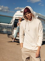 Men's hooded sweatshirt B1187 - white