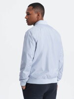 Men's mid-season bomber jacket C439 - steel