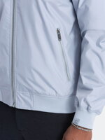 Men's mid-season bomber jacket C439 - steel